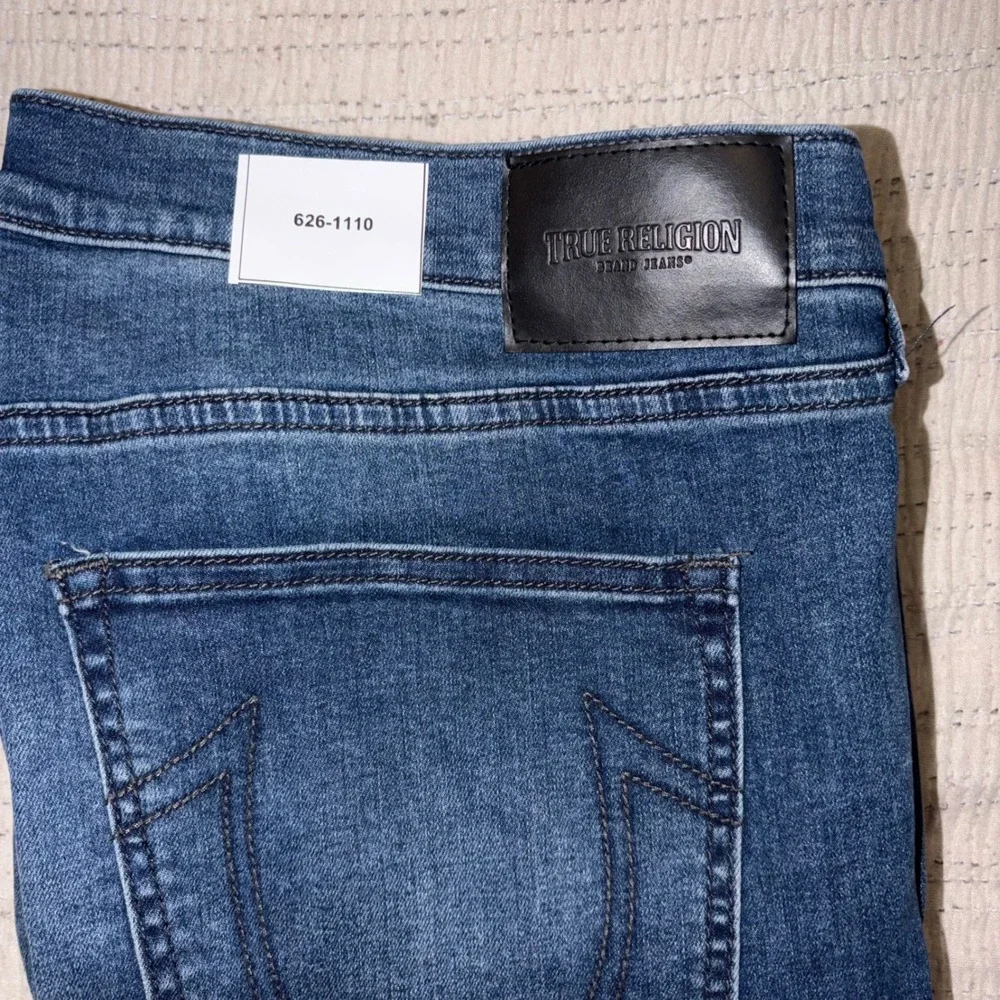 True Religion‎ Tony Skinny Mens Jeans Size 40 Blue Denim Medium Wash 626-1110